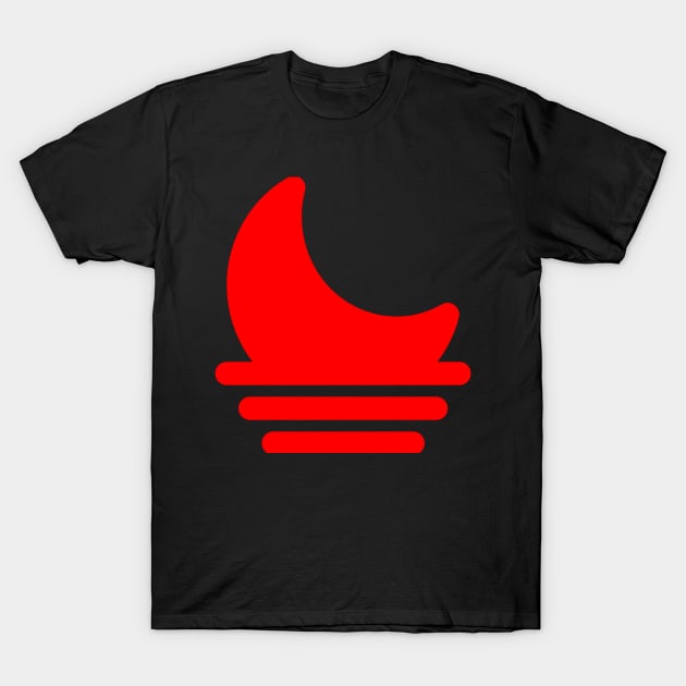 Moon red T-Shirt by Dsense Ilustrator